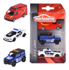 PACK DE 3 AUTOS RESCATE MAJORETTE SURTIDO