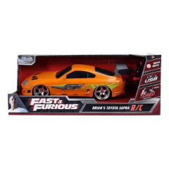 AUTO CONTROL REMOTO TOYOTA SUPRA - FAST & FURIOUS 1:24 JADA