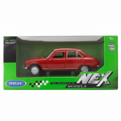 PEUGEOT 504 1975 ROJO 1:34 - WELLY