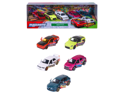 PACK DE 5 AUTOS GRAFFITI - MAJORETTE