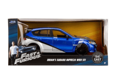 SUBARU IMPREZA WRX STI AZUL FAST & FURIOUS ESCALA 1:24 JADA