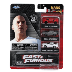 SET DE 3 MINI AUTOS FAST & FURIOUS JADA 32482