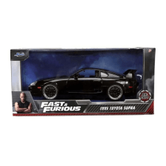 TOYOTA SUPRA NEGRO 1995 FAST & FURIOUS FAST FIVE ESCALA 1:24