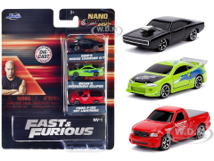 SET DE 3 MINI AUTOS FAST & FURIOUS JADA 31123