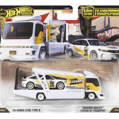 HOT WHEELS AUTO TRANSPORTADOR LEGENDS HONDA CIVIC TYPE R