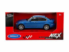 BMW 330I AZUL 1:43 - WELLY
