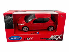 PEUGEOT 207 ROJO 1:43 - WELLY