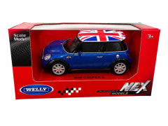 MINI COOPER BRITISH FLAG 1:43 - WELLY