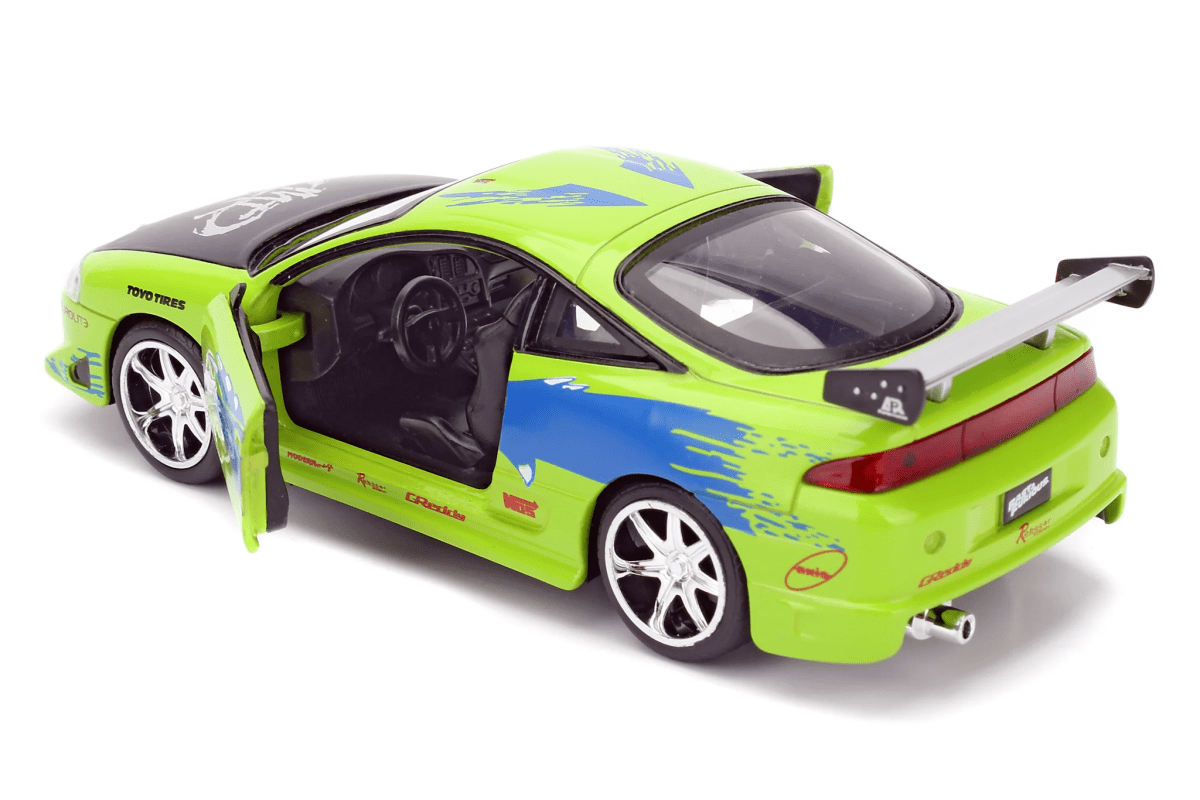 AUTO BRIAN'S MITSUBISHI ECLIPSE VERDE - FAST & FURIOUS - JADA 1:323