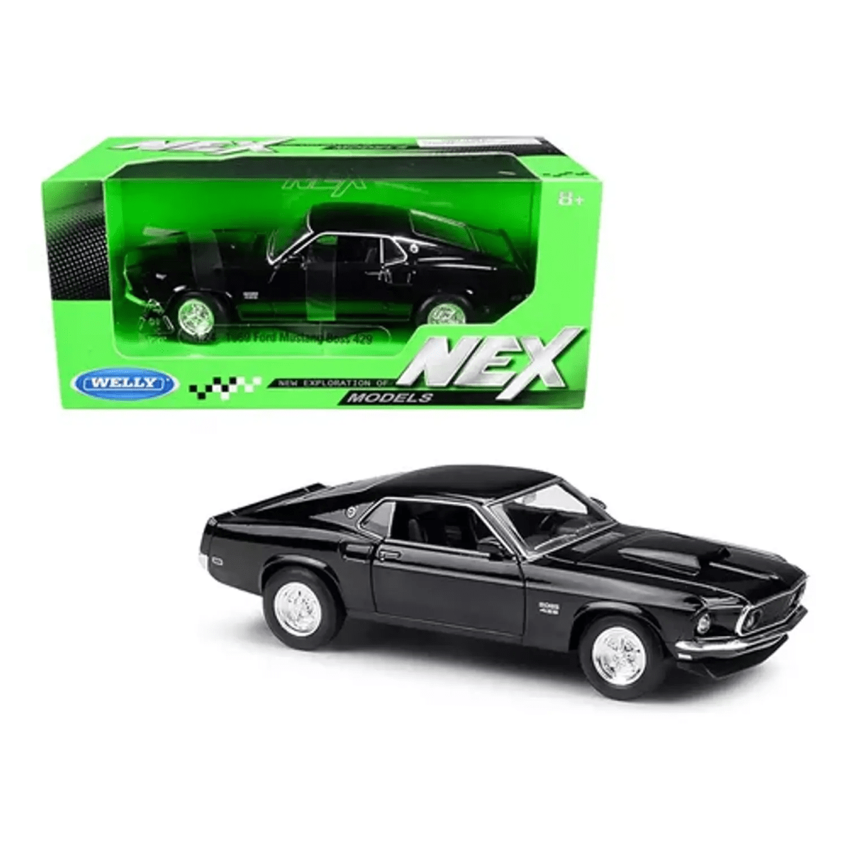 FORD MUSTANG BOSS 429 1969 1:34 - WELLY1