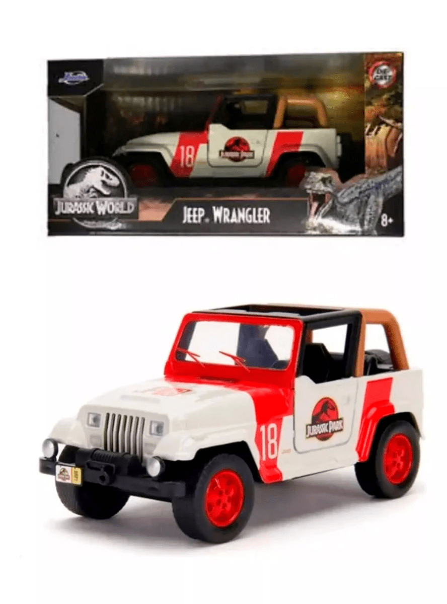 JEEP WRANGLER 1992 JURASSIC PARK HOLLYWOOD RIDES ESCALA 1:321