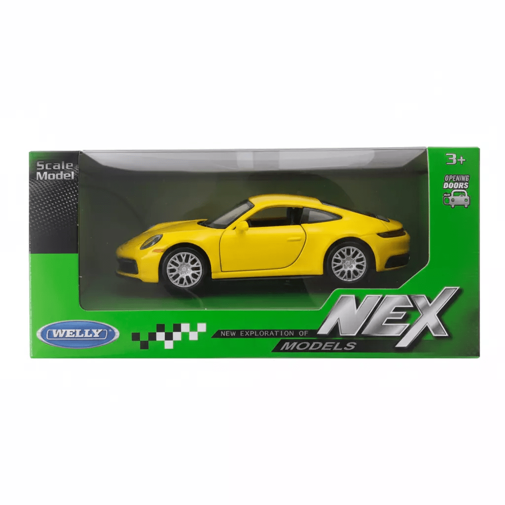 PORSCHE 911 CARRERA 4S AMARILLO 1:34 - WELLY1