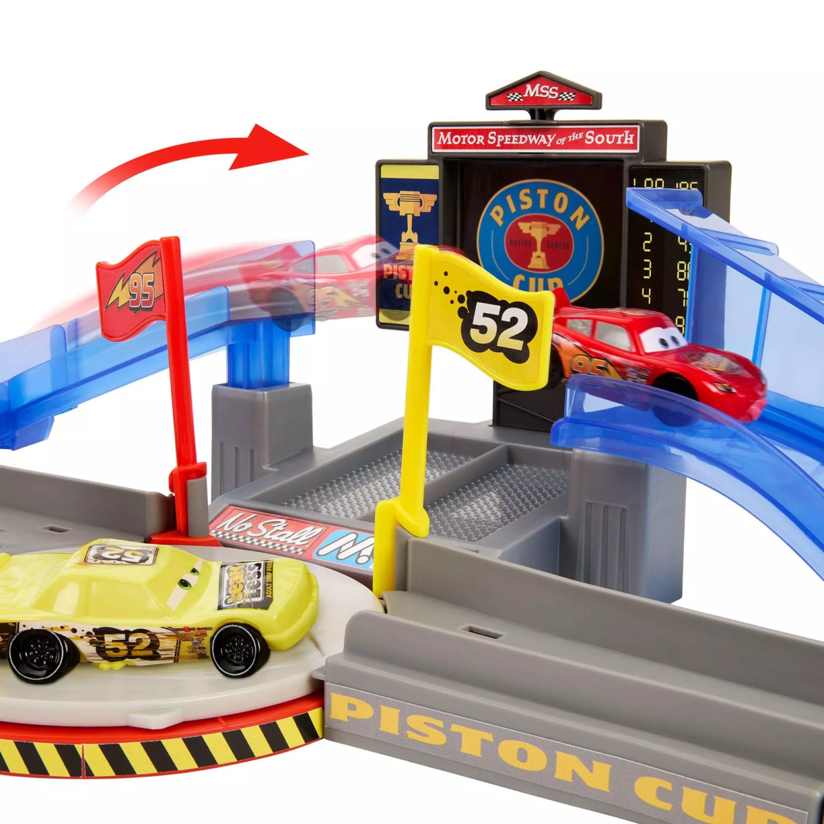 CARS DE DISNEY Y PIXAR PISTA DE ACROBACIAS DE LA COPA PISTÓN2