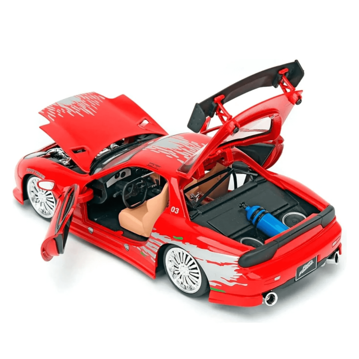 MAZDA RX-7 1993 WIDE BODY FAST & FURIOUS ESCALA 1:32 JADA3