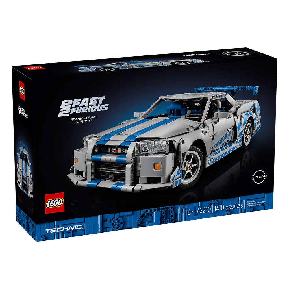 AUTO NISSAN SKYLINE GT-R (R34) DE MÁS RÁPIDO, MÁS FURIOSO - LEGO1