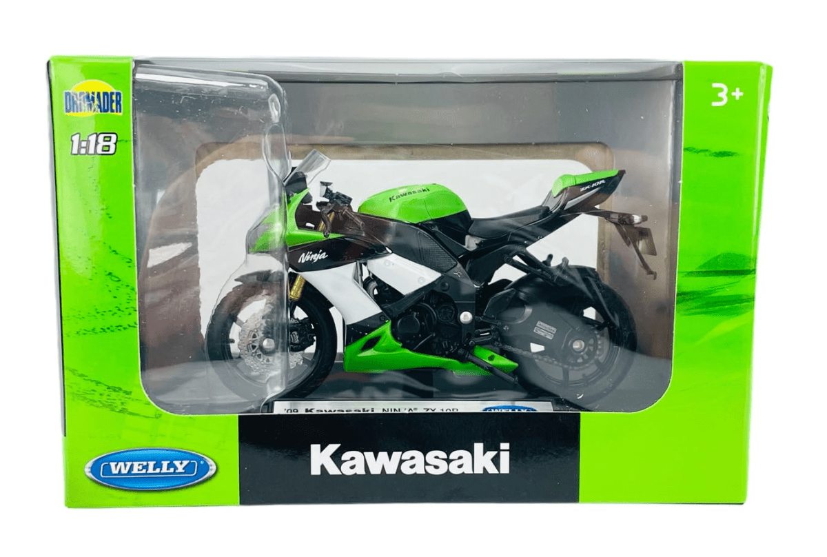 MOTO KAWASAKI ZX-10R 2009 1:18 - WELLY1
