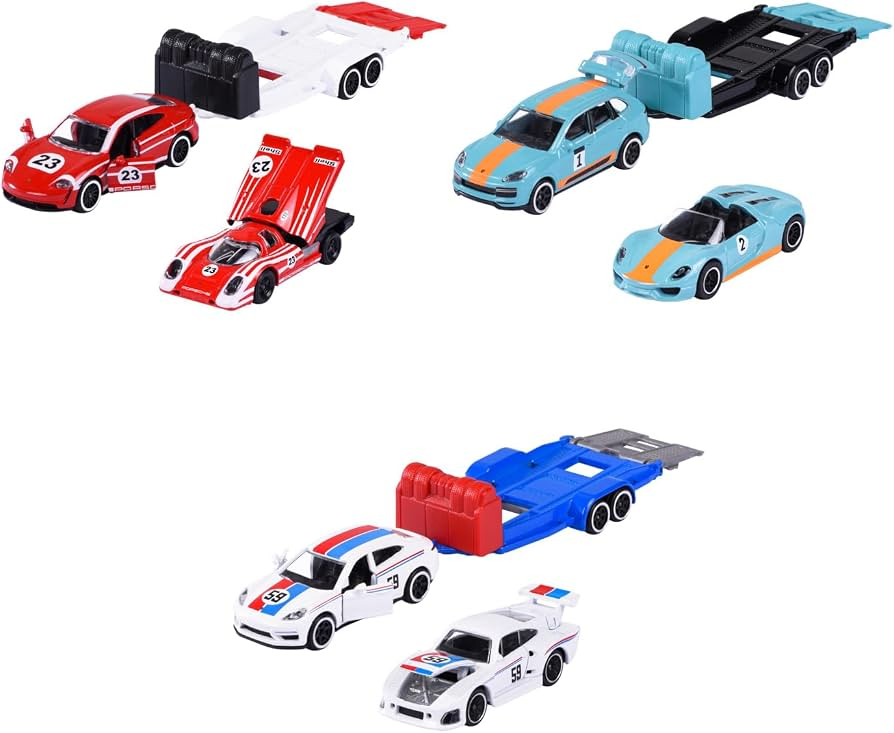 PACK DE 2 AUTOS PORSHE MAJORETTE SURTIDO2