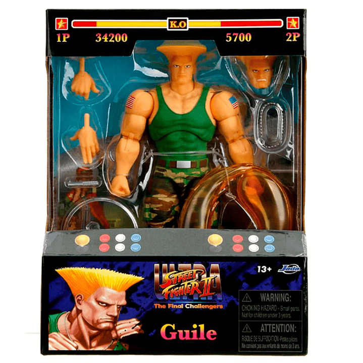 FIGURA GUILE - STREET FIGHTER VERDE1