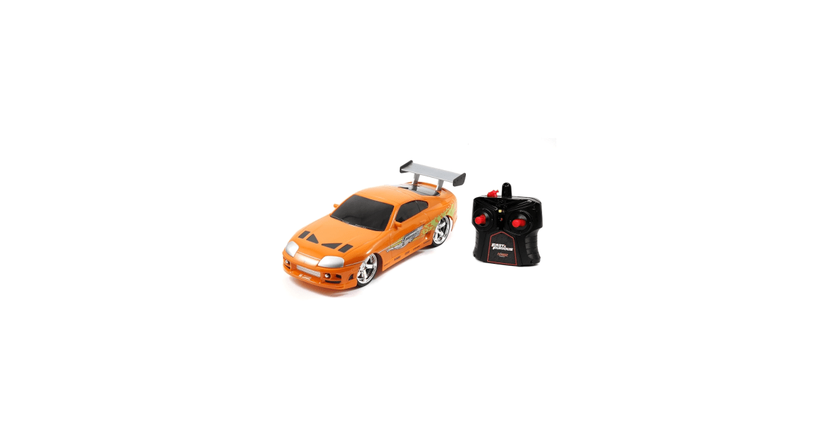 AUTO CONTROL REMOTO TOYOTA SUPRA - FAST & FURIOUS 1:24 JADA2