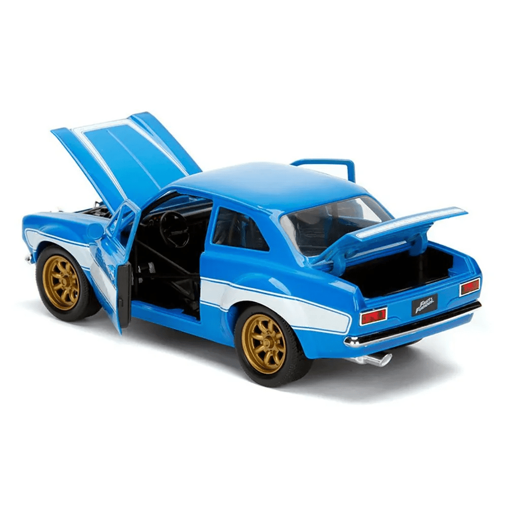 FORD ESCORT 1974 AZUL FAST & FURIOUS ESCALA 1:32 JADA2
