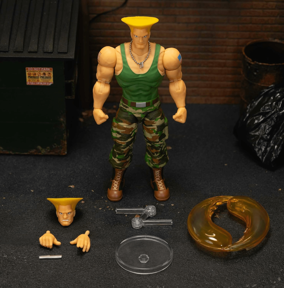 FIGURA GUILE - STREET FIGHTER VERDE2