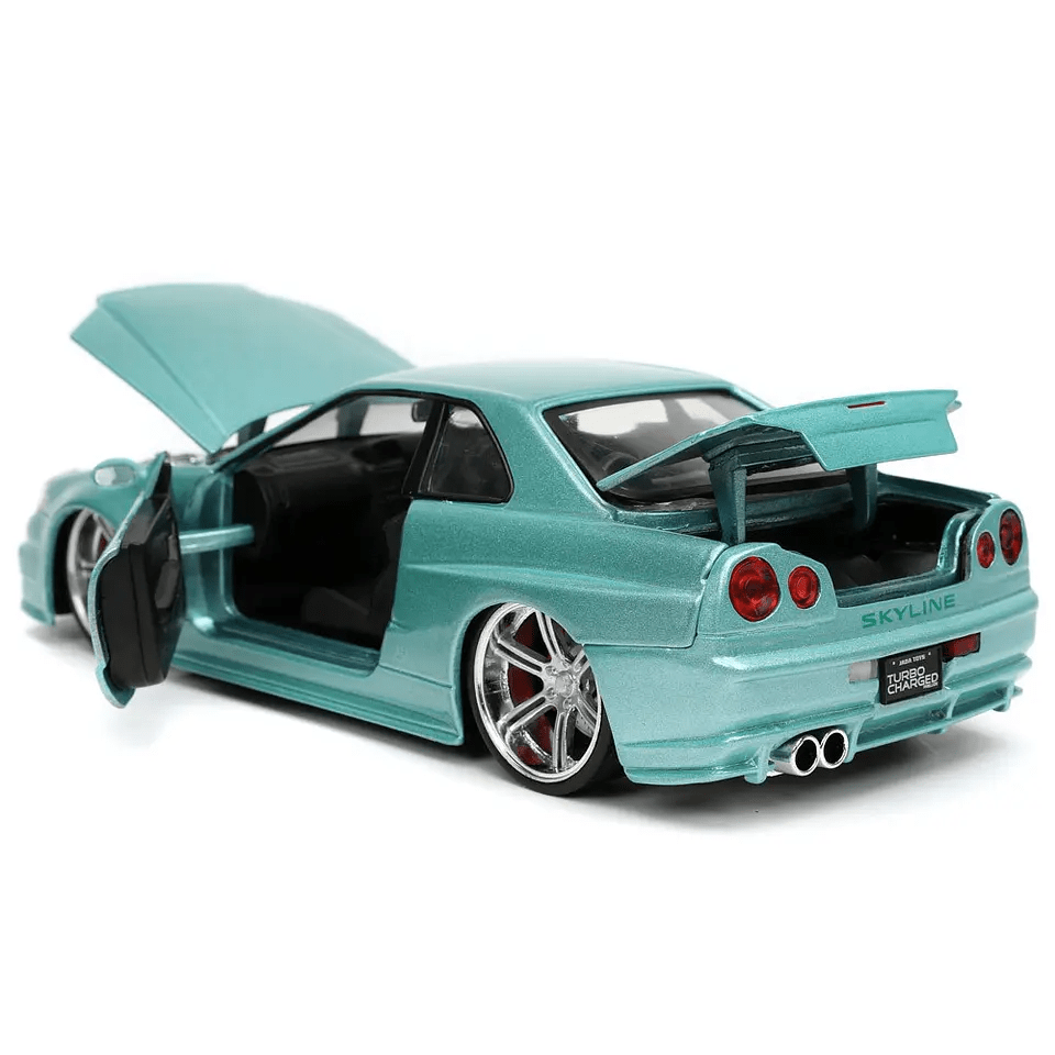 NISSAN SKYLINE GT-R R34 2002 FAST & FURIOUS ESCALA 1:24 JADA2