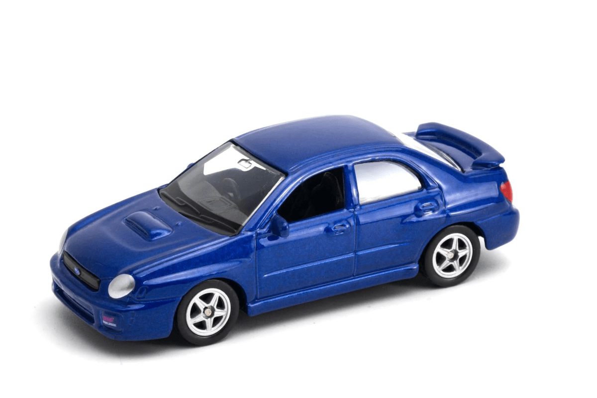 SUBARU IMPREZA WRX STi 2002 AZUL 1:60 - WELLY2