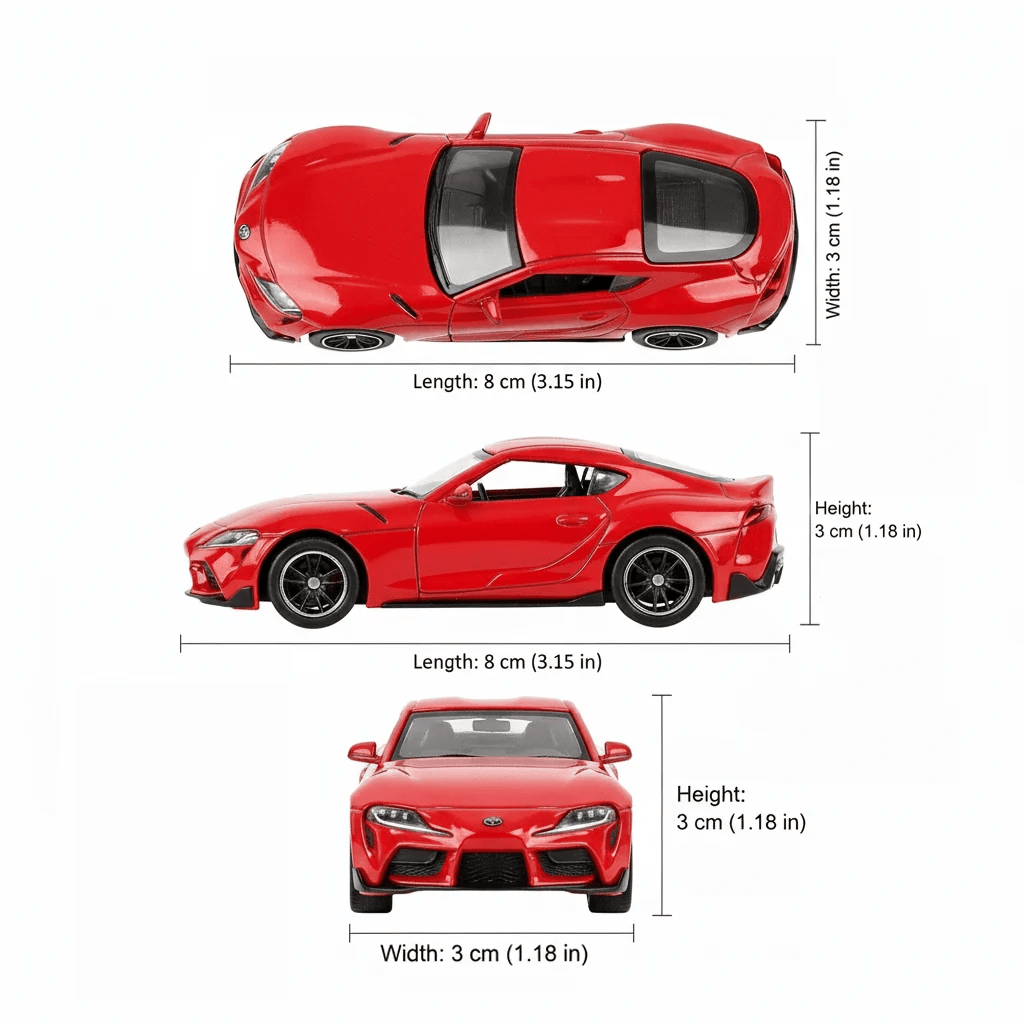 TOYOTA SUPRA 1:60 - WELLY3