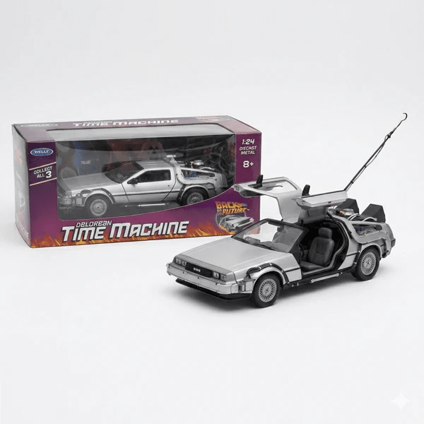 AUTO BACK TO THE FUTURE I DELOREAN 1:24 - WELLY1