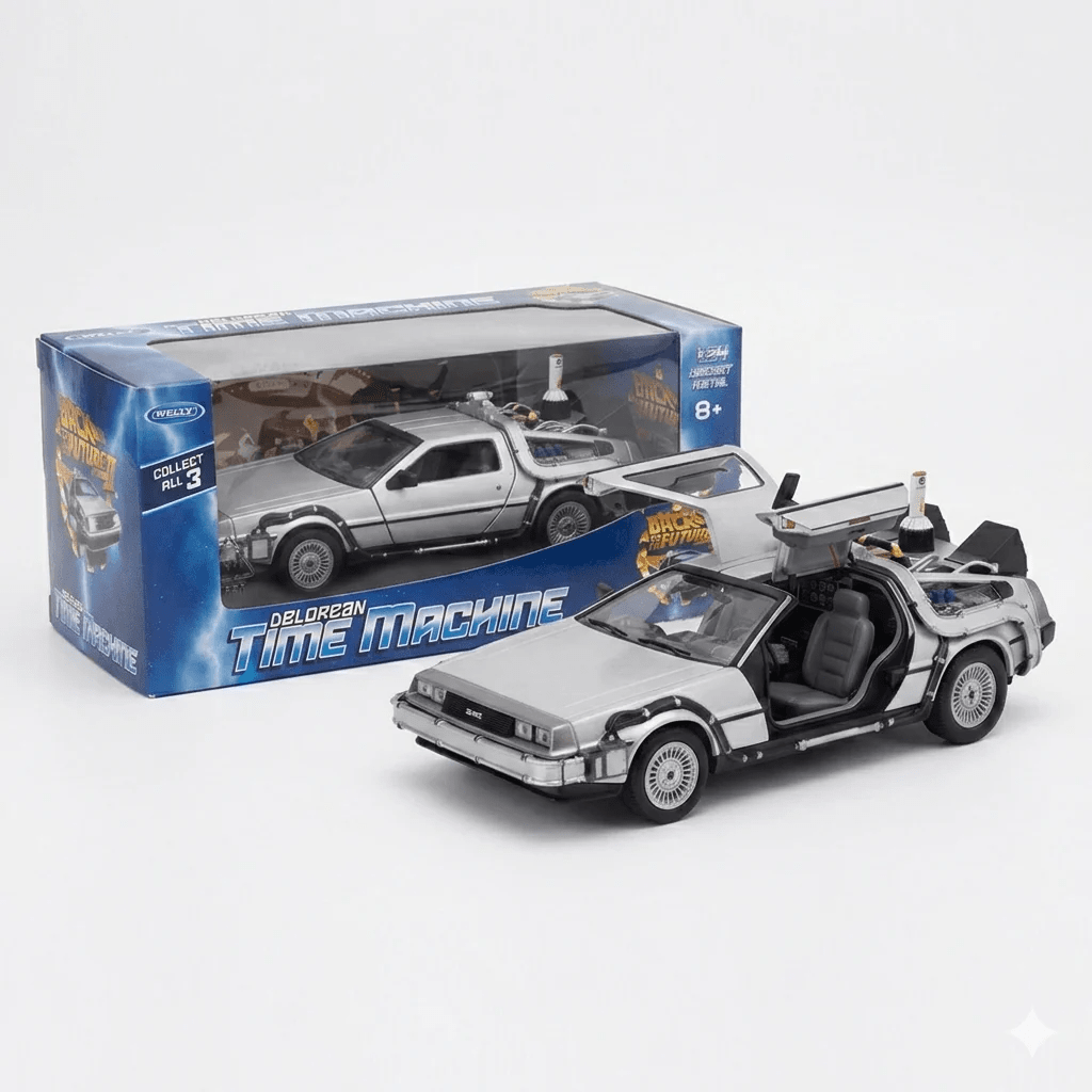 AUTO BACK TO THE FUTURE II DELOREAN 1:24 - WELLY1