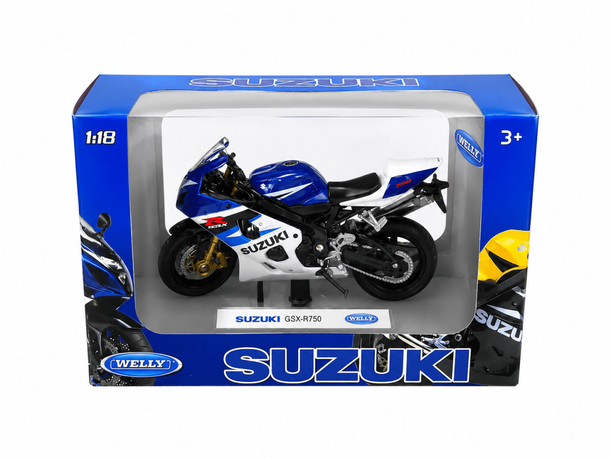 MOTO SUZUKI GSX-R750 1:18 - WELLY1