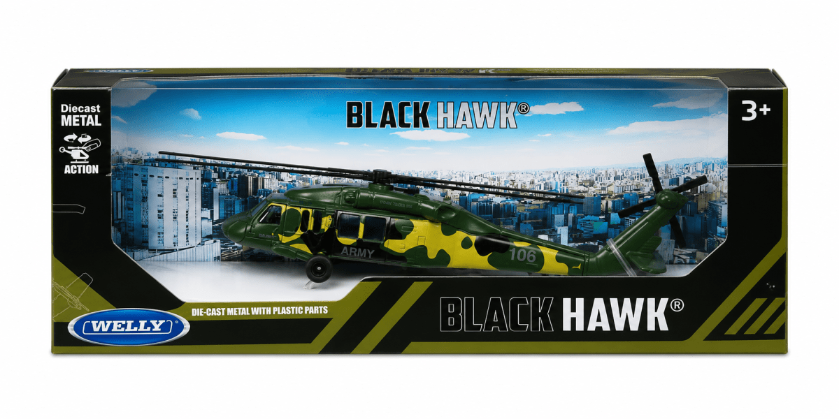 HELICOPTERO BLACK HAWK - WELLY1