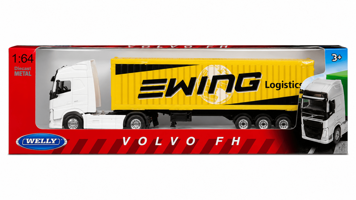CAMION 1:64 VOLVO FH LOGISTICS - WELLY1