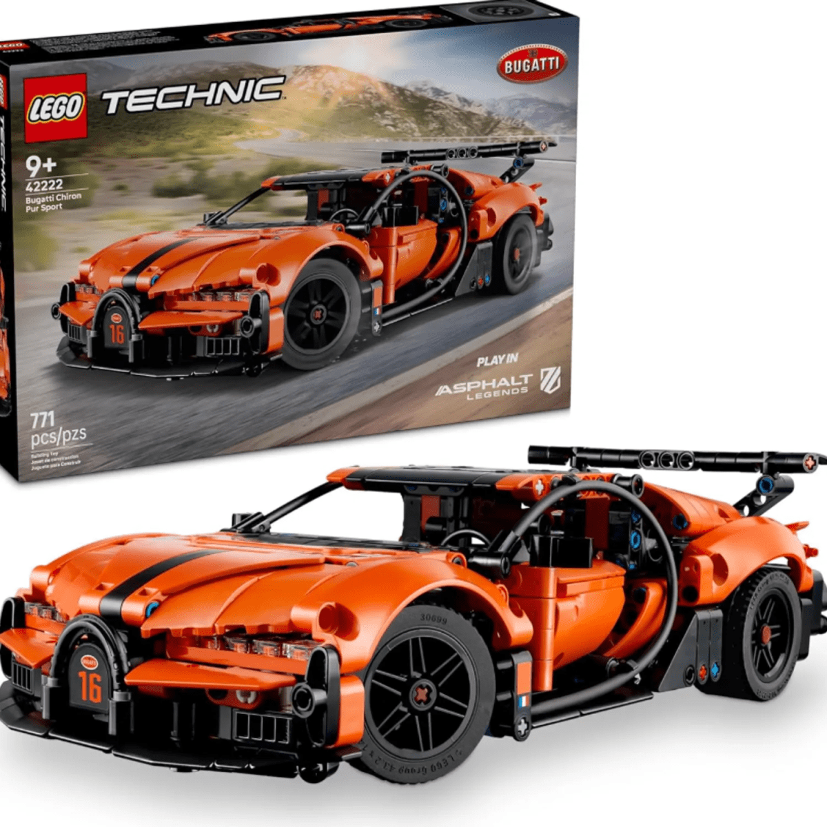 HIPERAUTO BUGATTI CHIRON PUR SPORT - LEGO1