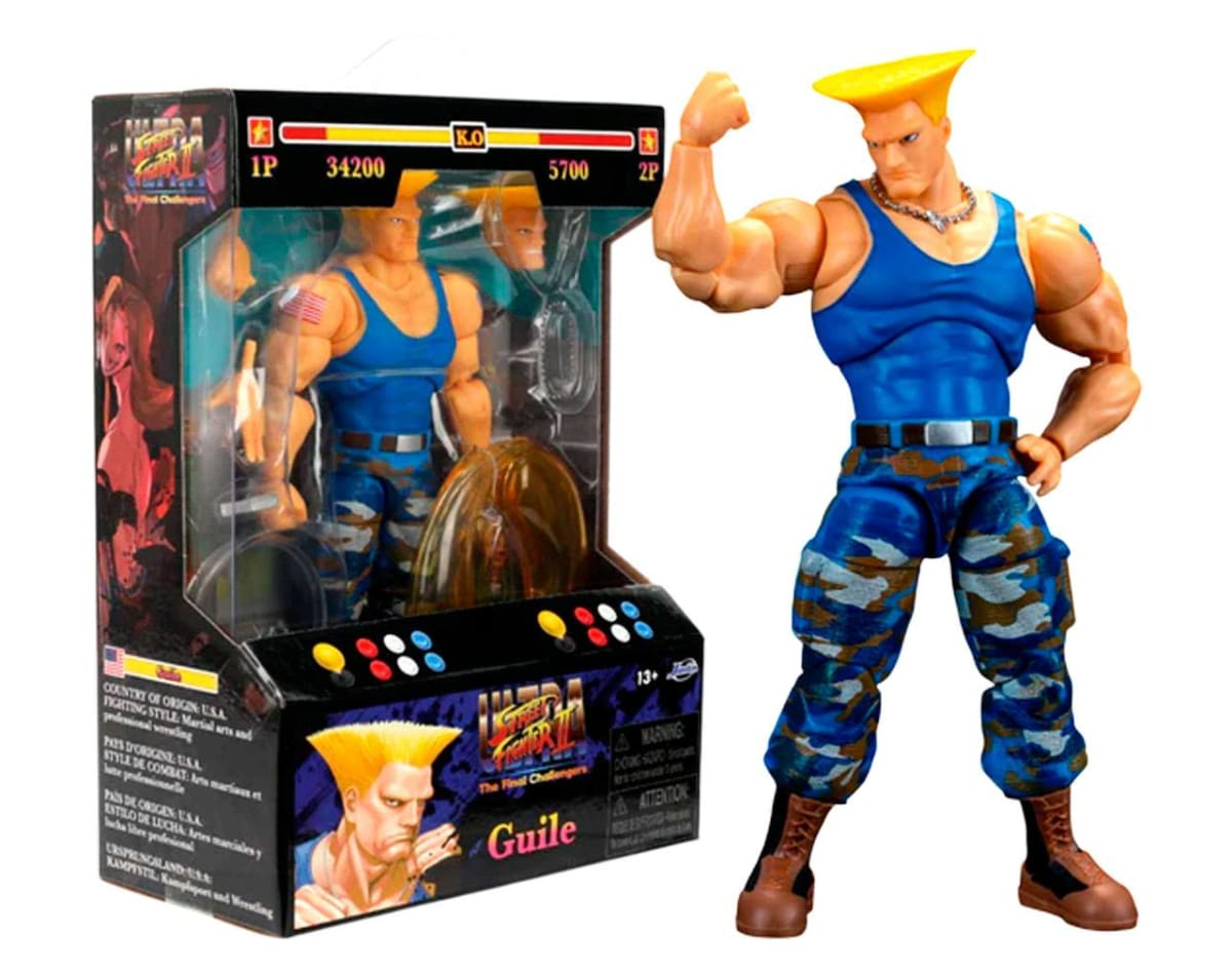 FIGURA GUILE - STREET FIGHTER  AZUL1