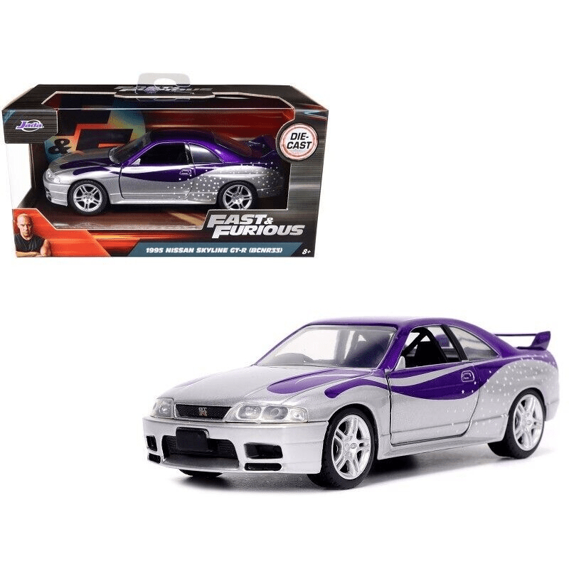 AUTO 2002 NISSAN SKYLINE GTR R34-BLUE - FAST & FURIOUS - JADA 1:321