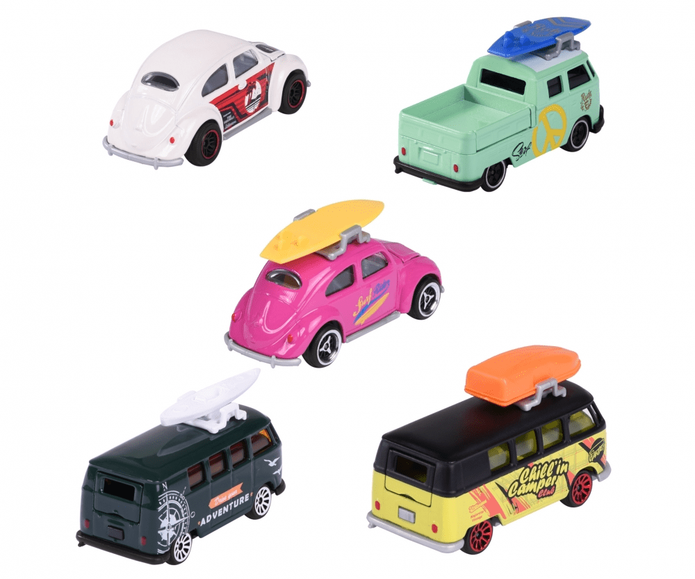 PACK DE 5 AUTOS VOLKWASEN MAJORETTE3