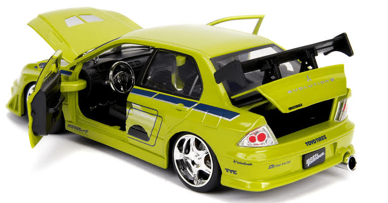 AUTO MITSUBISHI LANCER EVO VII- FAST & FURIOUS - JADA 1:242