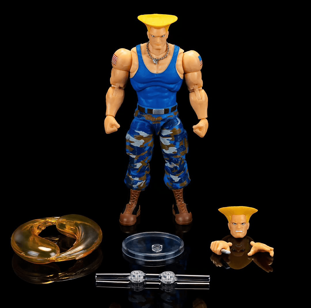 FIGURA GUILE - STREET FIGHTER  AZUL2