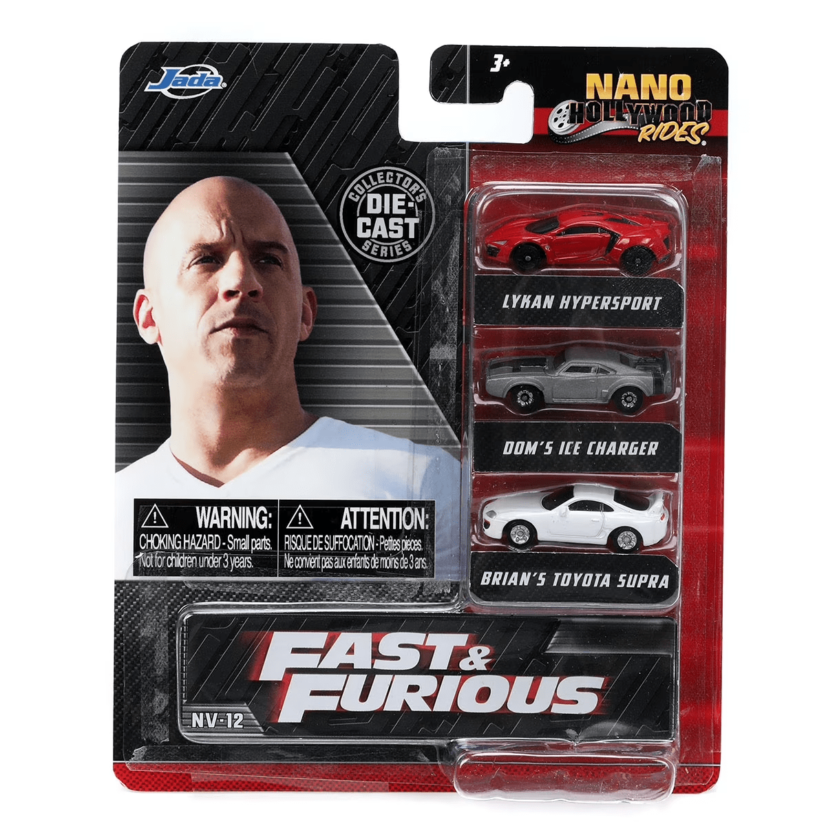 SET DE 3 MINI AUTOS FAST & FURIOUS JADA 324821