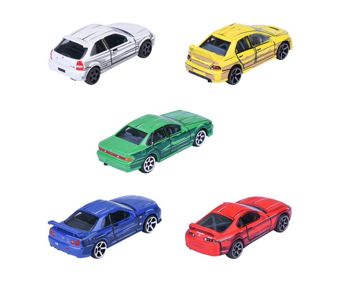 PACK DE 5 AUTOS LEGEND ANIME MAJORTTE3