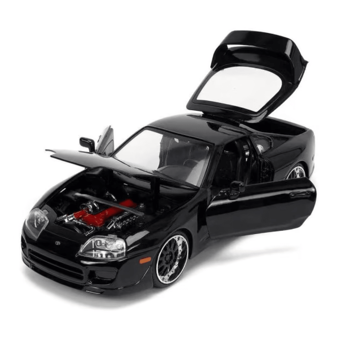TOYOTA SUPRA NEGRO 1995 FAST & FURIOUS FAST FIVE ESCALA 1:243