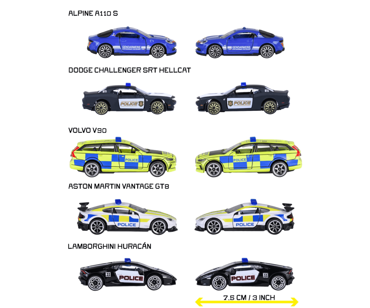 PACK 5 AUTOS DE RESCUE WORLD  MAJORETTE2