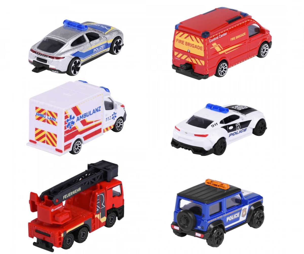 PACK DE 3 AUTOS RESCATE MAJORETTE SURTIDO3