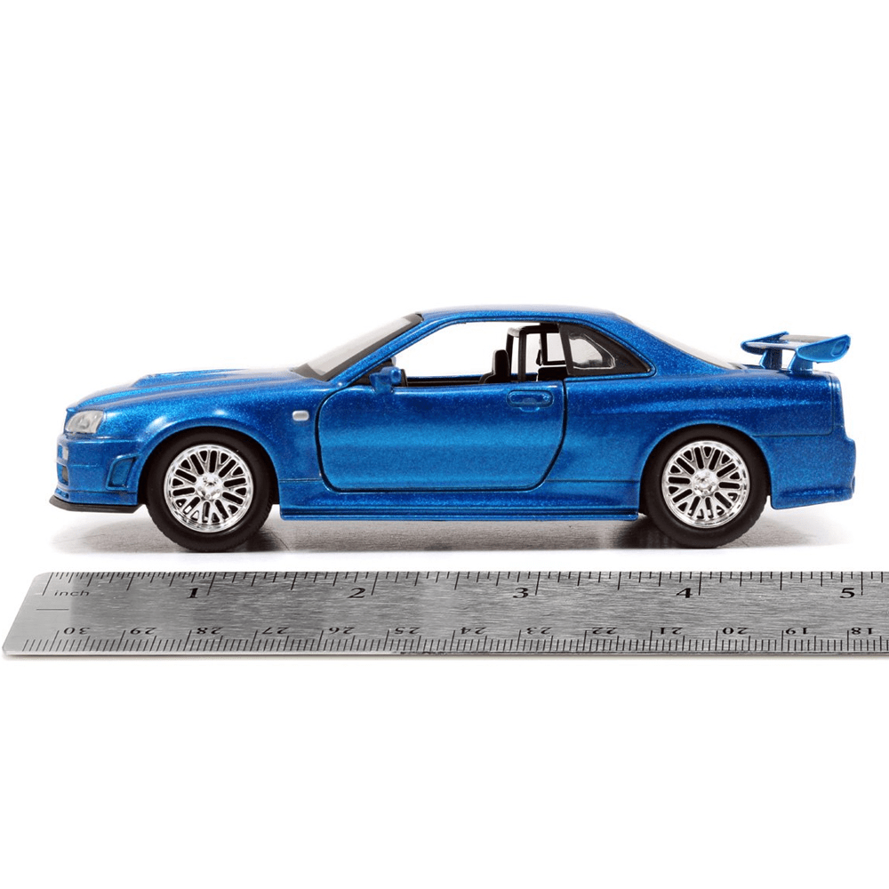 AUTO NISSAN SKYLINE GT-R (R34) BLUE - JADA 1:322