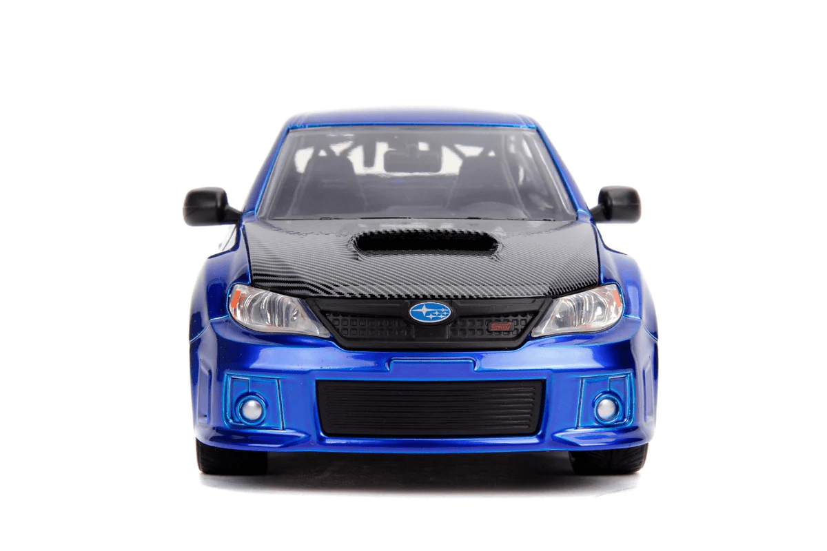 SUBARU IMPREZA WRX STI AZUL FAST & FURIOUS ESCALA 1:24 JADA2