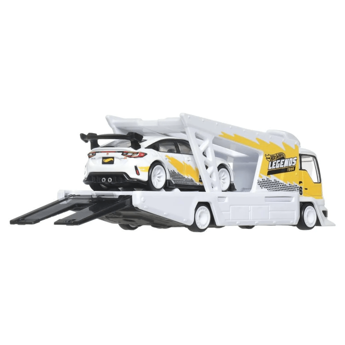 HOT WHEELS AUTO TRANSPORTADOR LEGENDS HONDA CIVIC TYPE R2