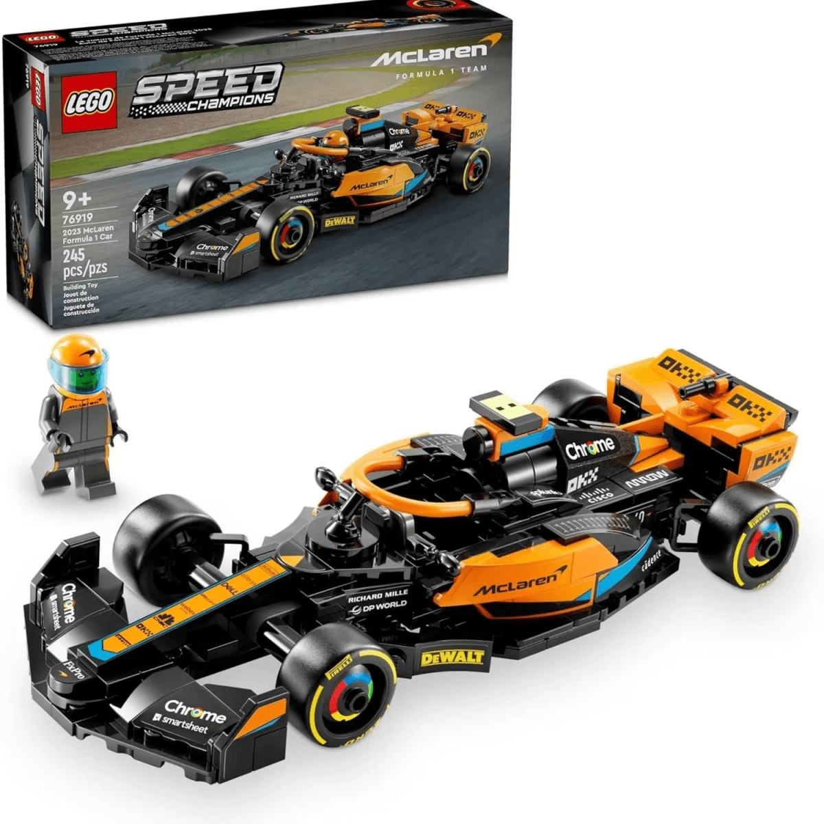 AUTO DE CARRERAS DE FÓRMULA 1 MCLAREN 2023 - LEGO SPEED CHAMPIONS2