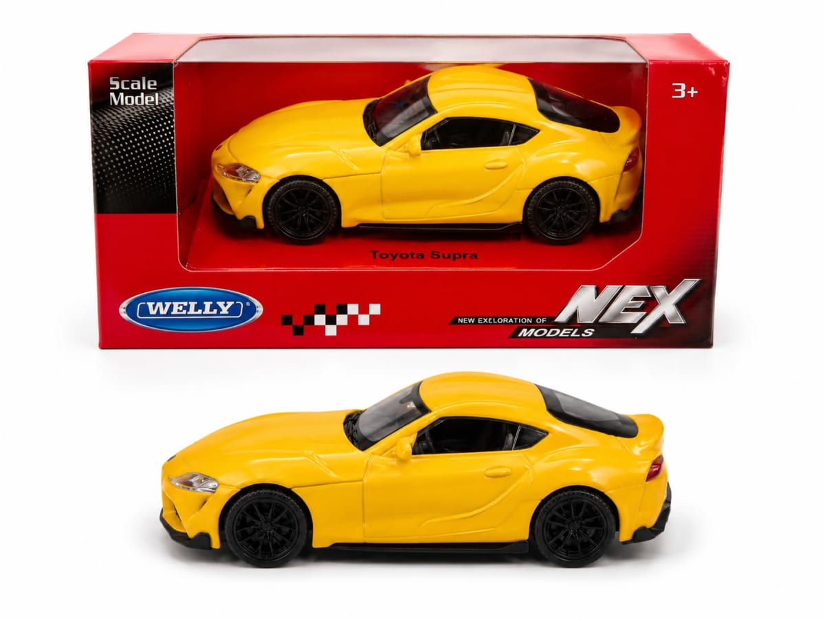 TOYOTA SUPRA AMARILLO 1:43 - WELLY2