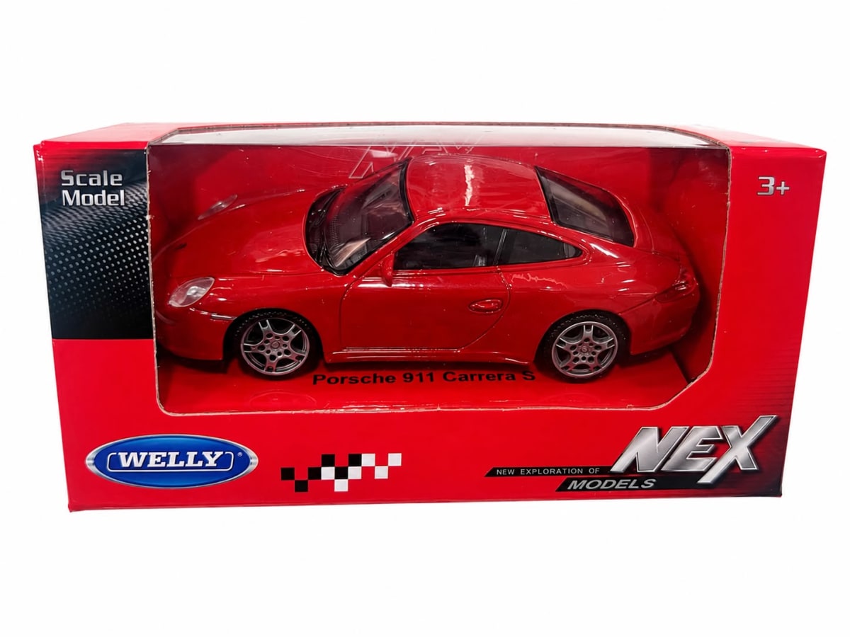 PORSCHE 911 CARRERA S  ROJO 1:43 - WELLY1